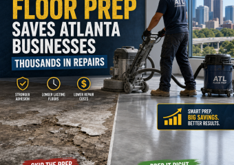 Illustration of How Proper Floor Prep Saves Atlanta Businesses Thousands in Repairs