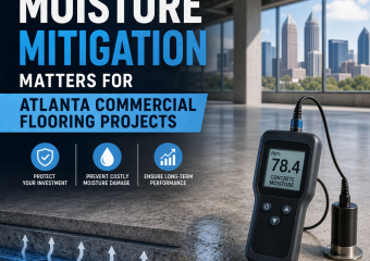 Illustration of Why Moisture Mitigation Matters for Atlanta Commercial Flooring Projects