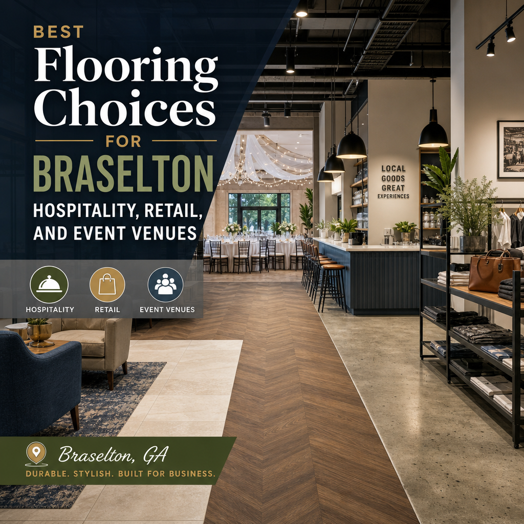 Modern commercial flooring in a (Incomplete: max_output_tokens)