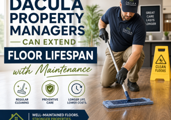 floor maintenance illustration for How Dacula Property Managers Can Extend Floor Lifespan with Maintenance