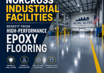 Illustration of How Norcross Industrial Facilities Benefit from High-Performance Epoxy Flooring